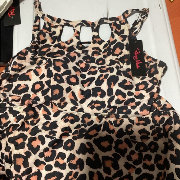 Women Two Piece Swimsuit Tummy Control Bathing Suit Swimwear Plus Size 24W - Picture 3 of 6